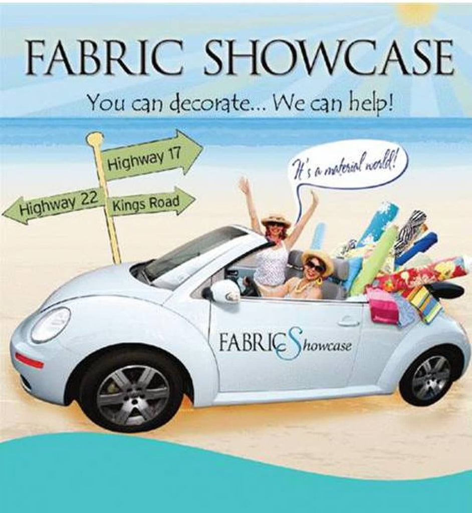 Fabric Showcase our story car